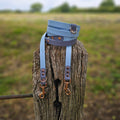 Pastel Blue & Grey - Waterproof BioThane© handsfree Dog Training Lead