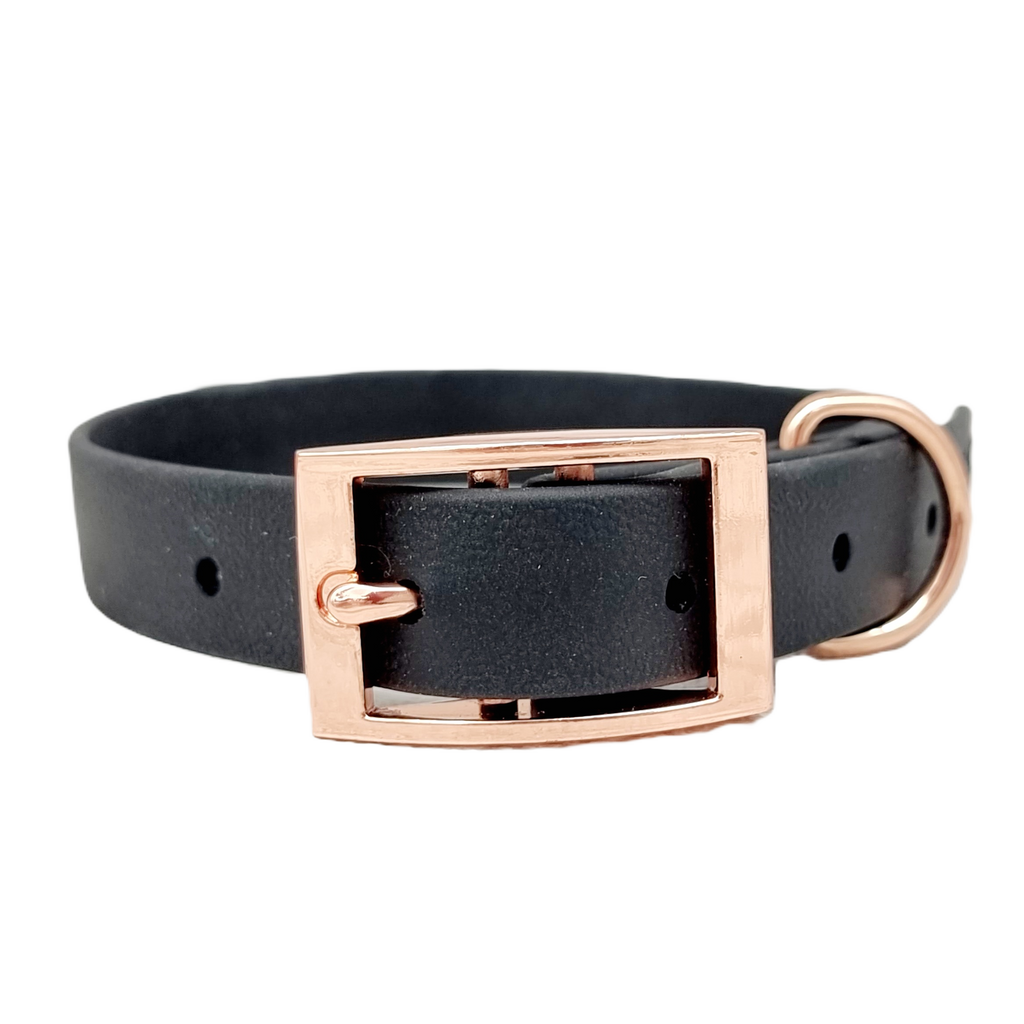 Black - Waterproof BioThane© Dog Collar