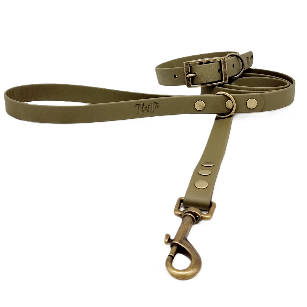 Olive - Waterproof BioThane© Dog Collar