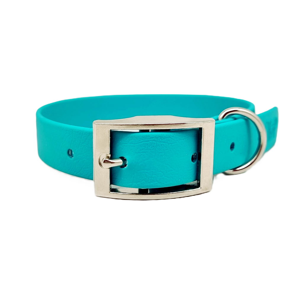 Teal - Waterproof BioThane© Dog Collar