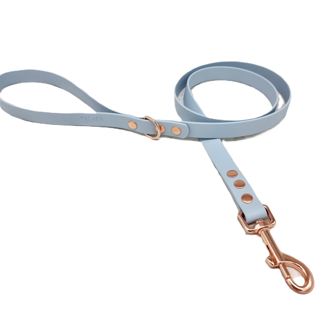 Pastel Blue - Waterproof BioThane© Dog Lead