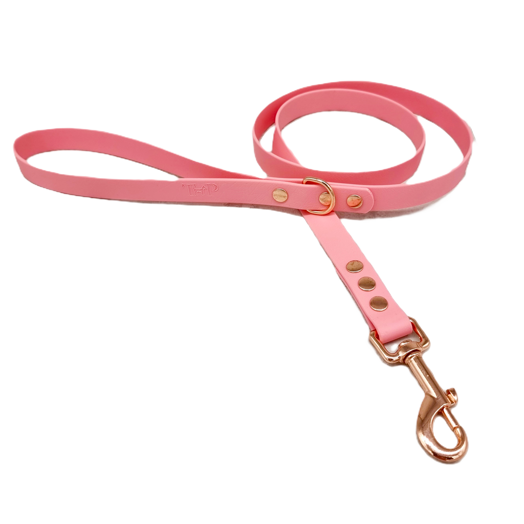 Baby Pink - Waterproof BioThane© Dog Lead
