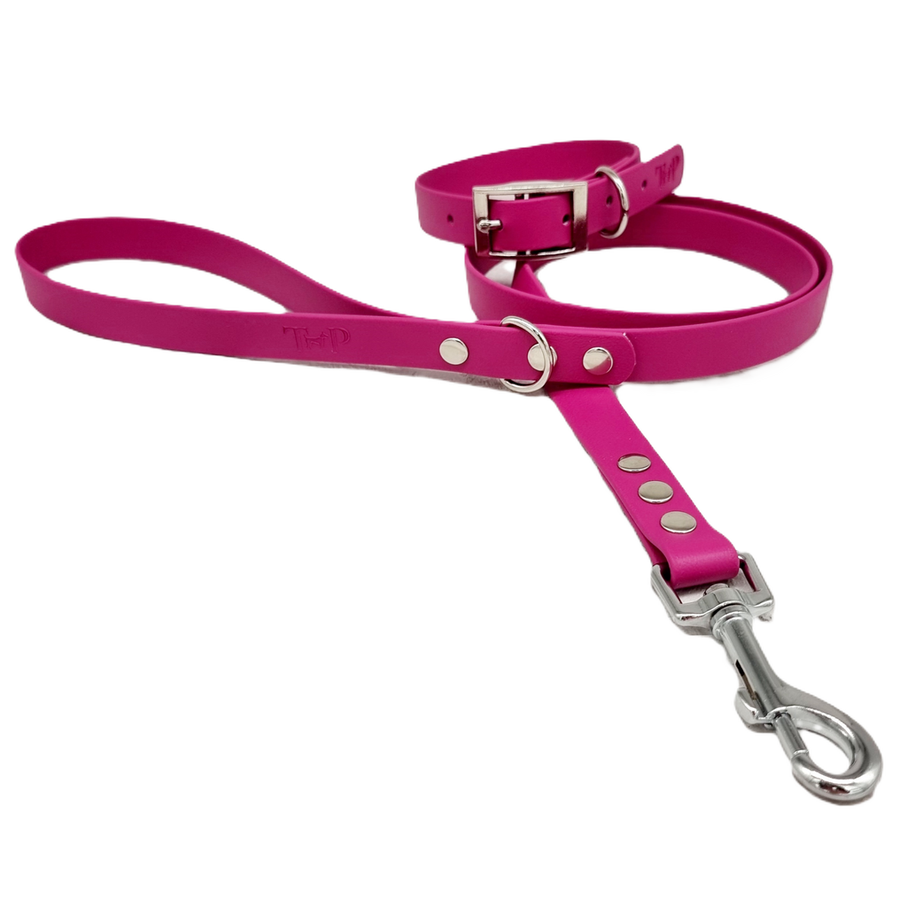 Magenta - Waterproof BioThane© Dog Collar