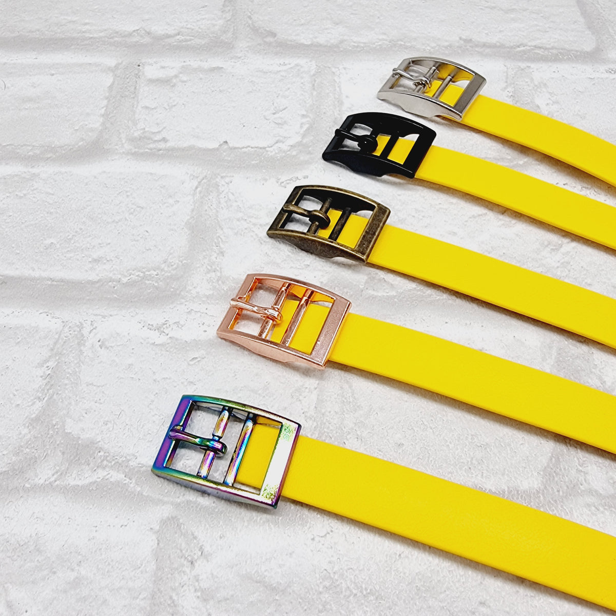 Yellow - Waterproof BioThane® Short Dog Control Lead / Dog Traffic Handle