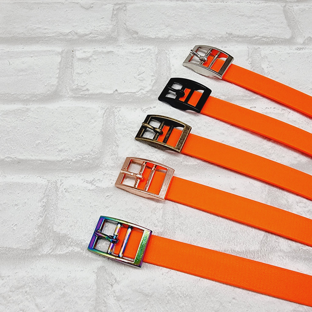 Neon Orange - Waterproof BioThane© Dog Collar