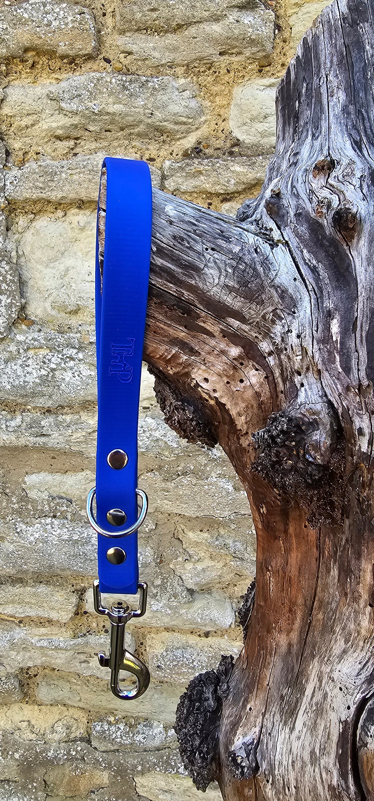 Royal Blue - Waterproof BioThane® Short Dog Control Lead / Dog Traffic Handle
