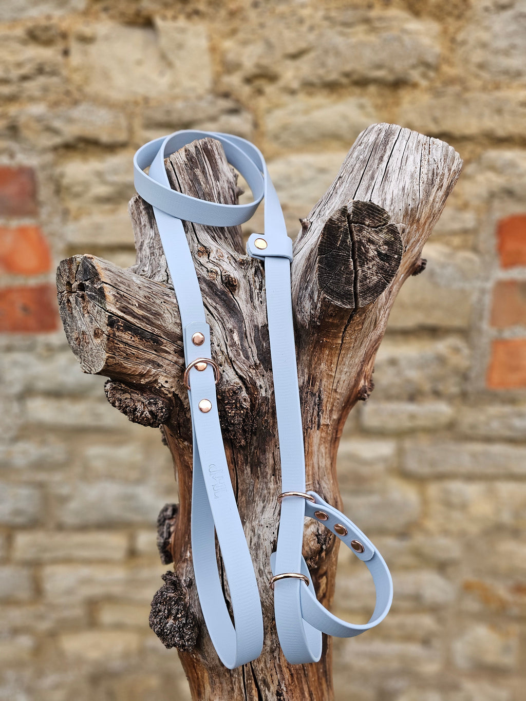 Pastel Blue - Waterproof BioThane© Figure8 Dog Lead