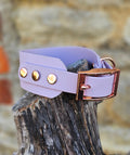 Lilac - Waterproof BioThane® Sighthound Collar / wide-fit Dog Collar