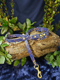 Celestial Navy - Waterproof BioThane© Splatter Dog Lead