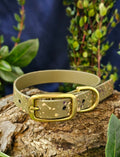 Celestial Olive - Biothane Splatter Dog Collar