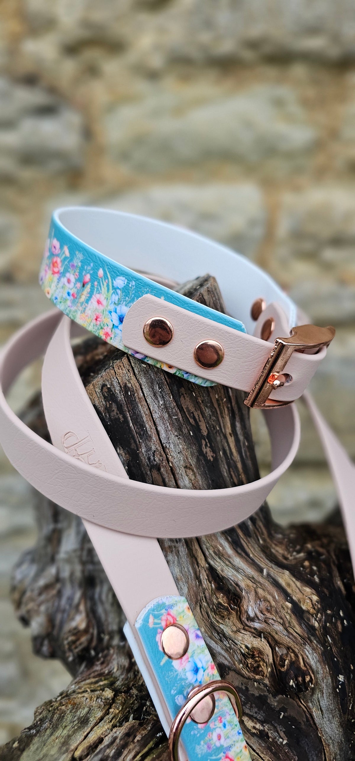 Cottage Garden - Printed Waterproof BioThane© Dog Collar