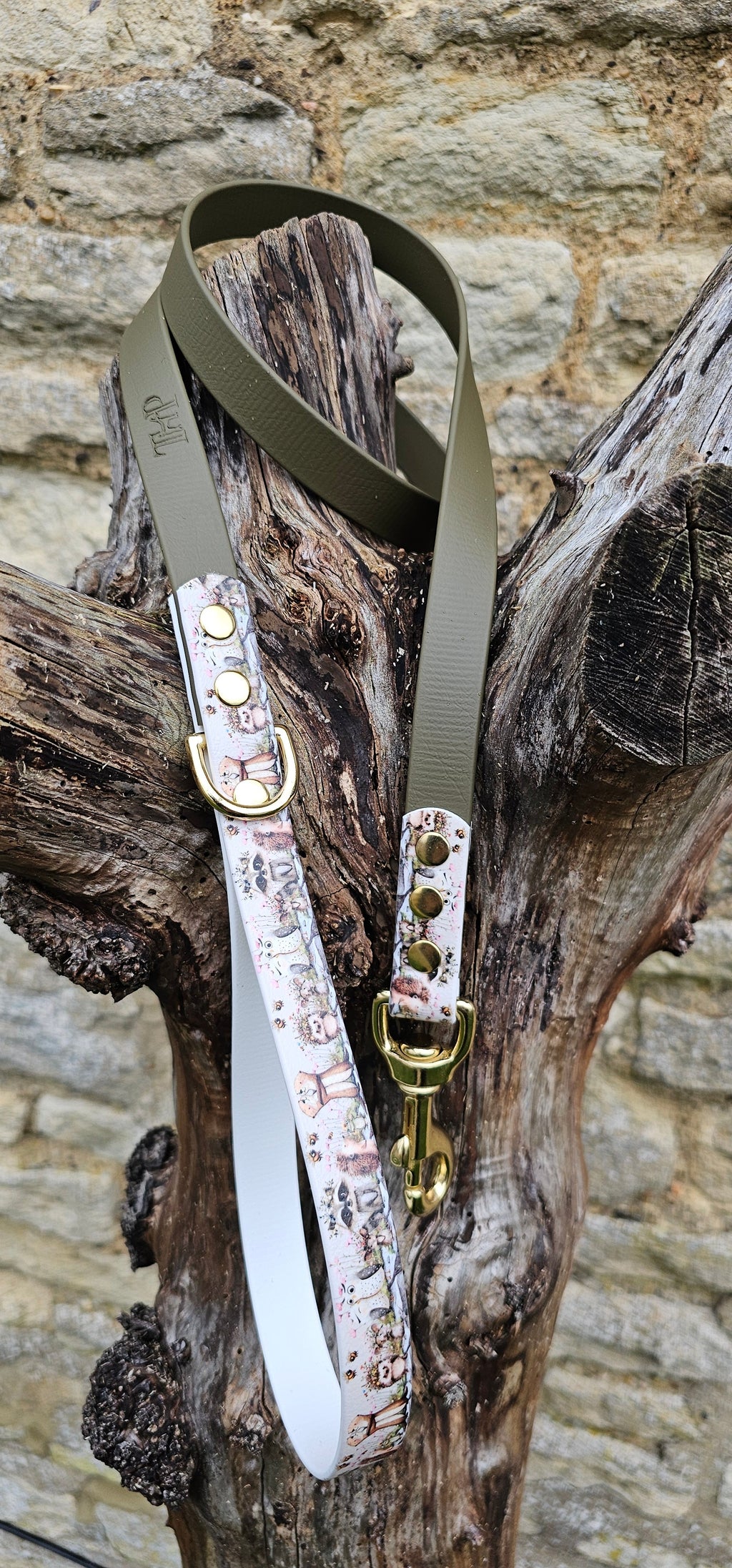 Little Wildlings - Printed Waterproof BioThane© Dog Lead