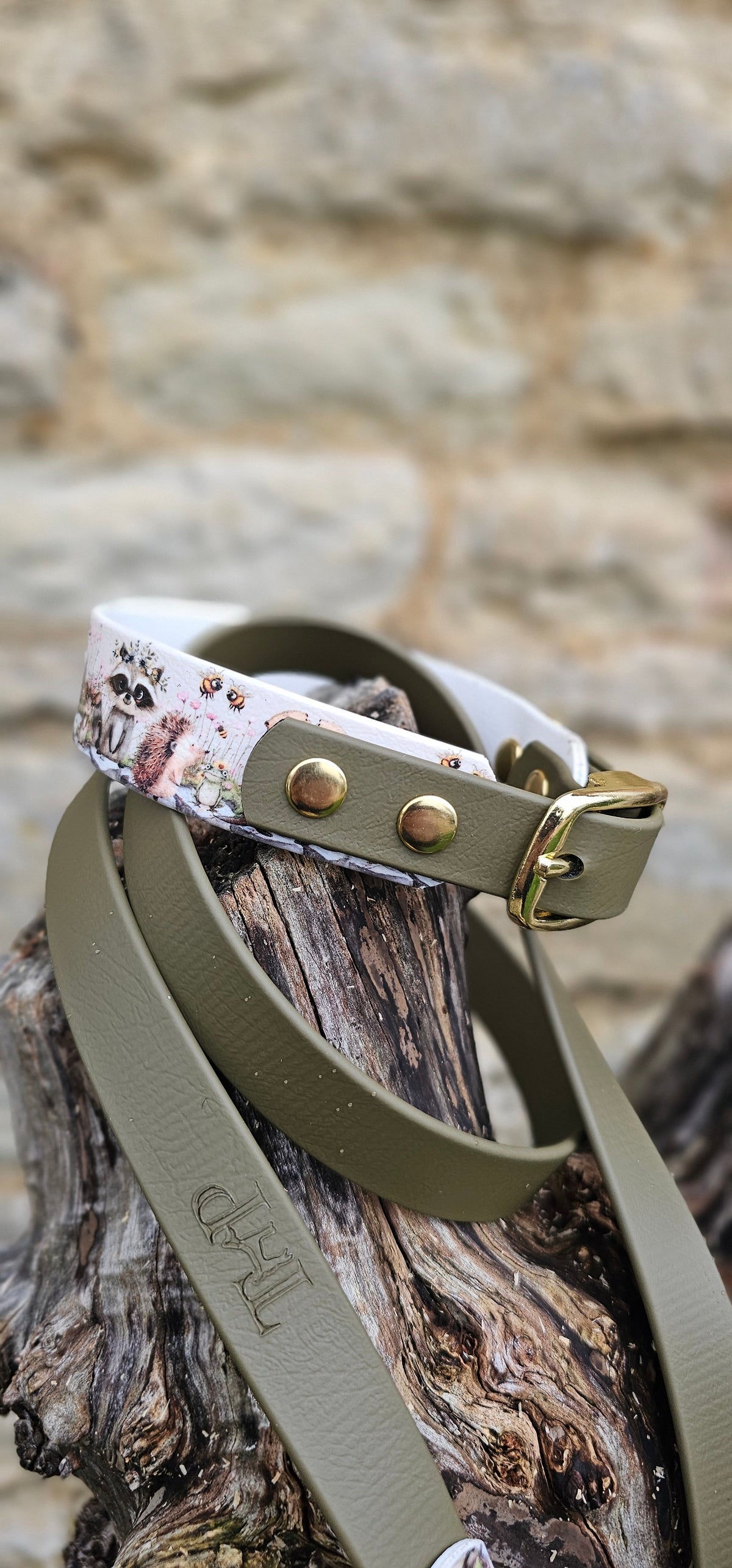 Little Wildlings - Printed Waterproof BioThane© Dog Collar