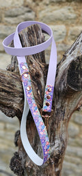 Twilight Blooms - Printed Waterproof BioThane© Dog Lead