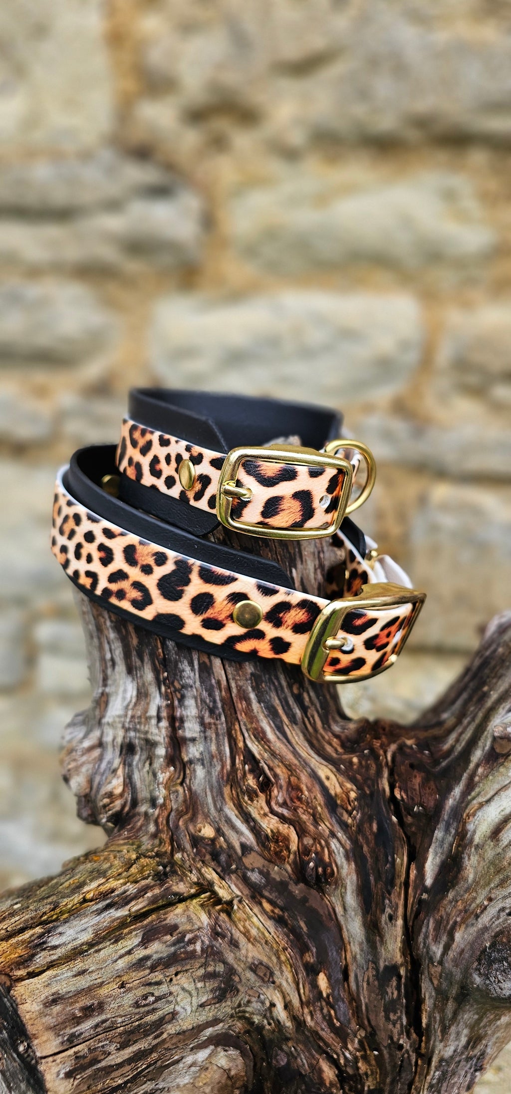 Urban Leopard - Statement Wrap Printed Waterproof BioThane© Dog Collar