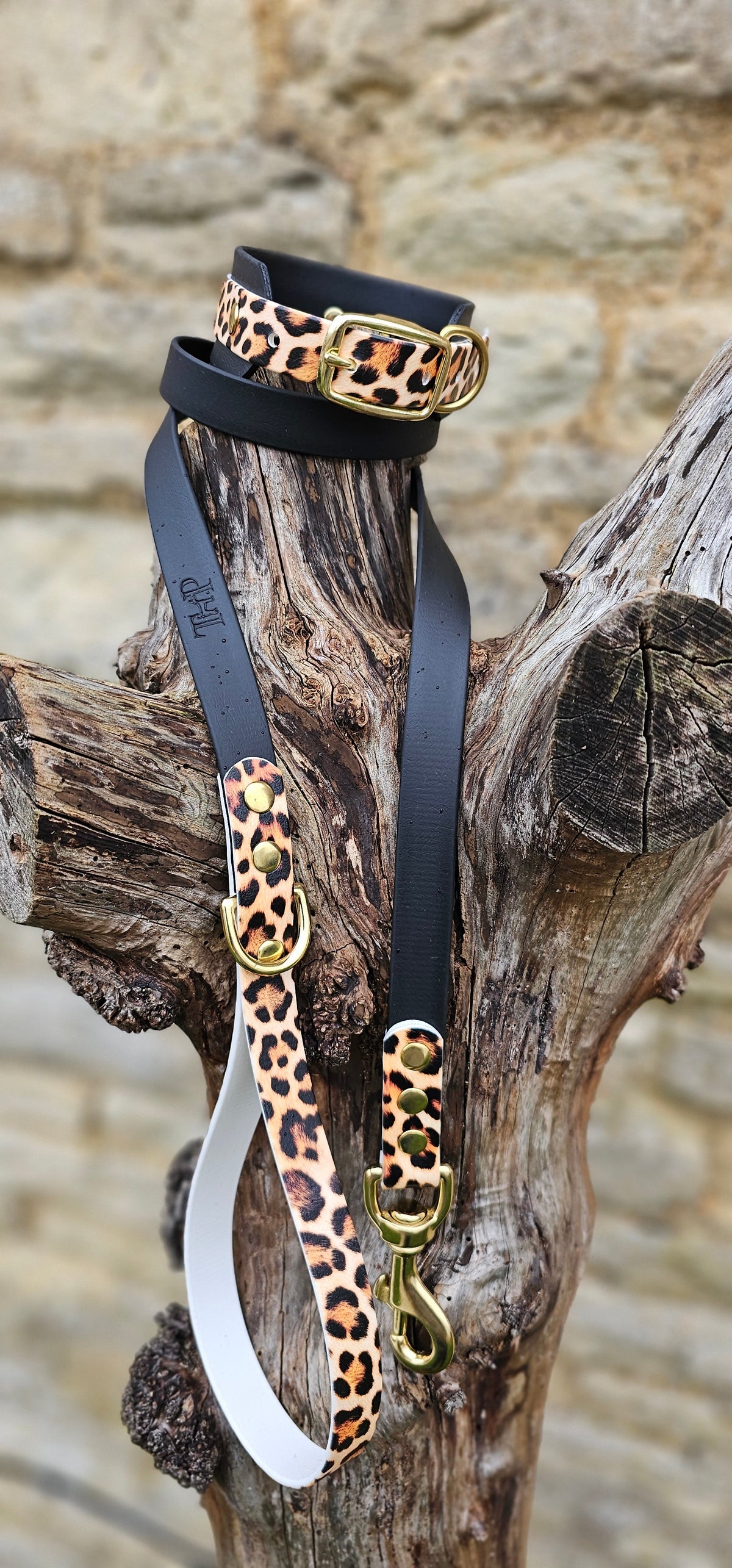 Urban Leopard - Printed Waterproof BioThane© Dog Lead