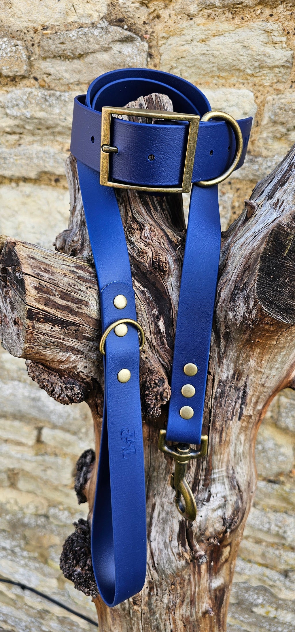 Navy - Mighty Paws Waterproof BioThane© Dog Collar