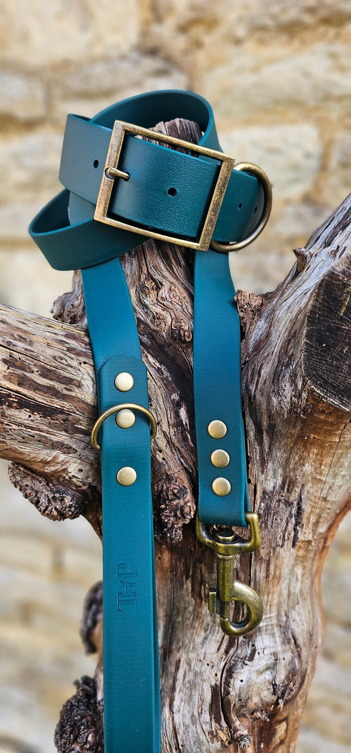 Dark Green - Mighty Paws Waterproof BioThane© Dog Collar