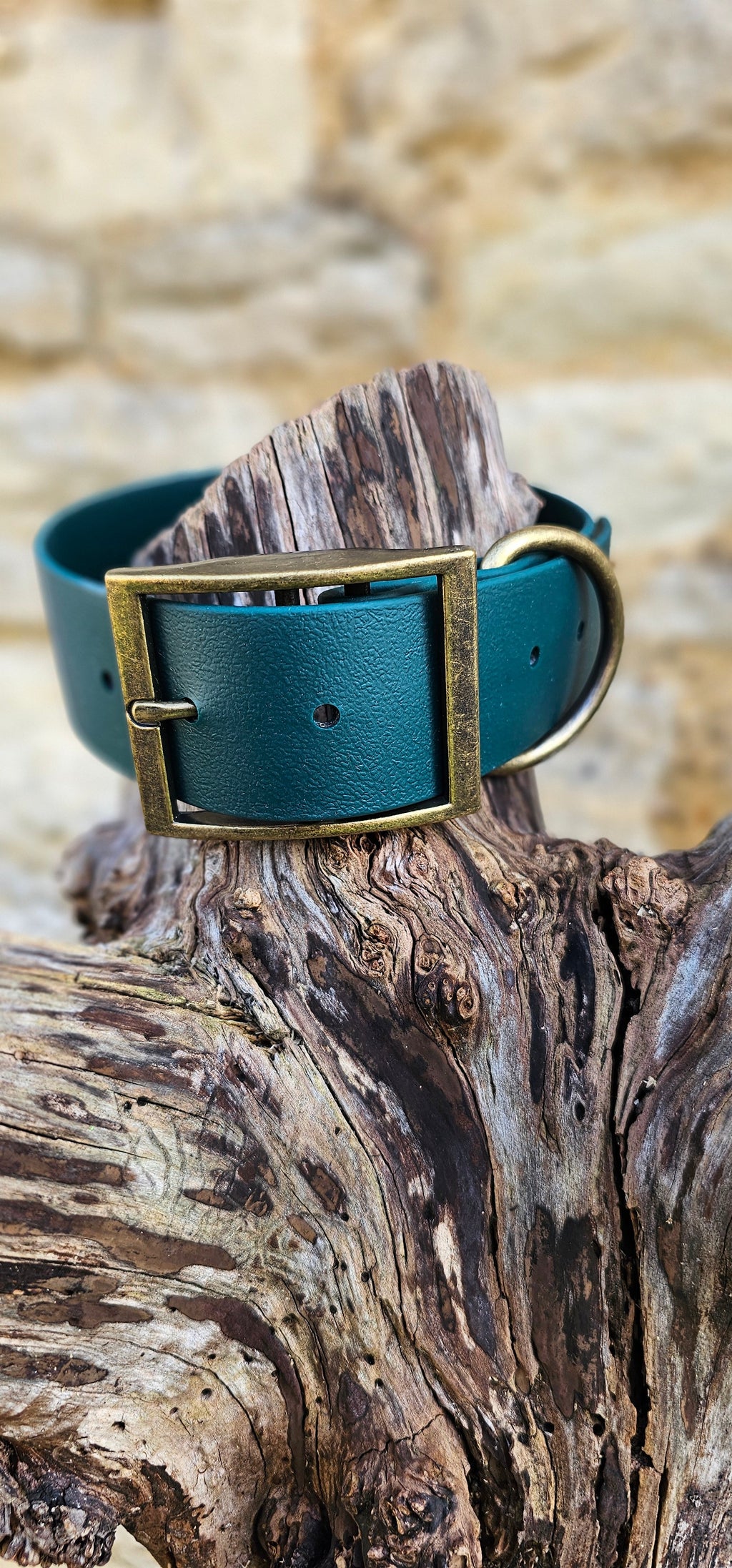 Dark Green - Mighty Paws Waterproof BioThane© Dog Collar