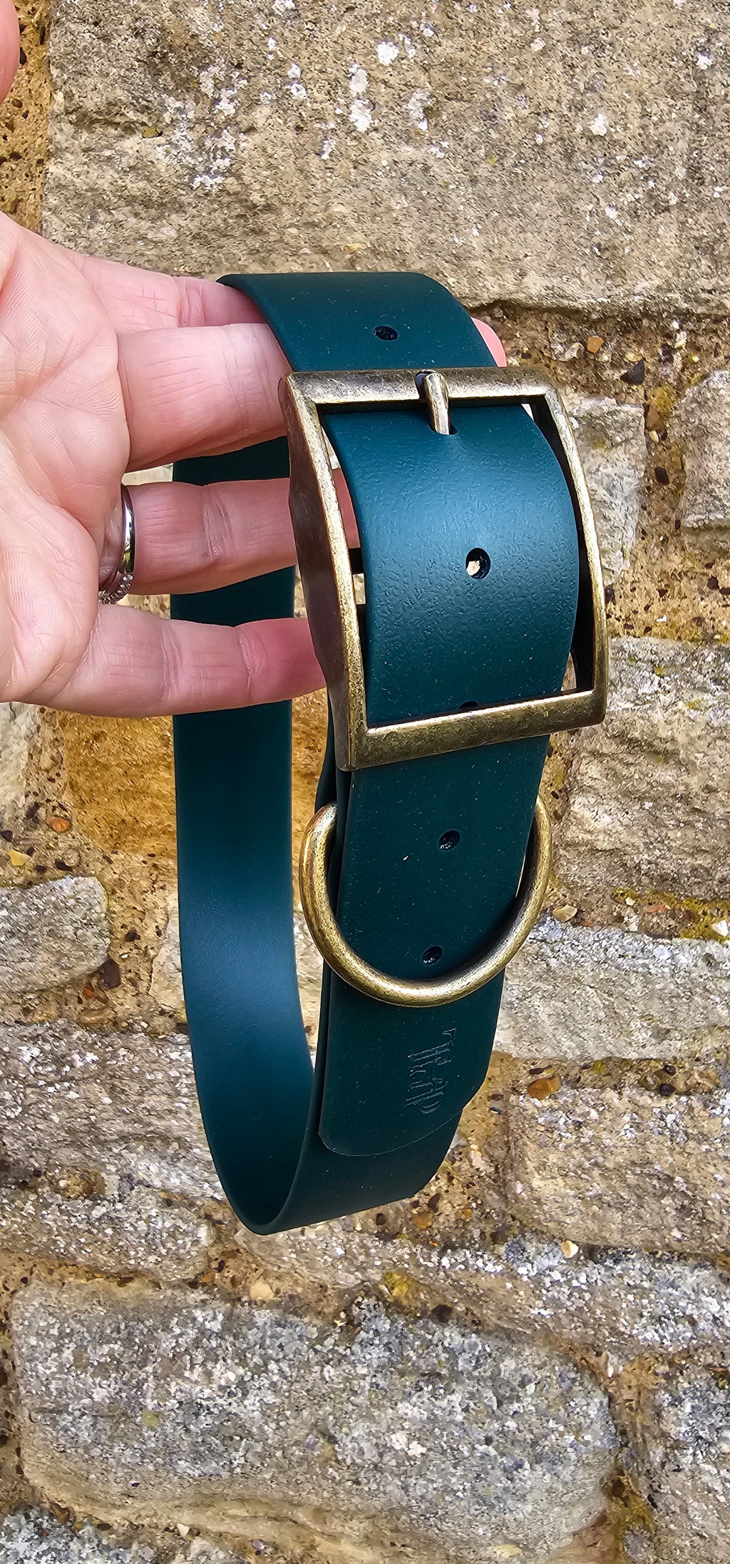 Dark Green - Mighty Paws Waterproof BioThane© Dog Collar