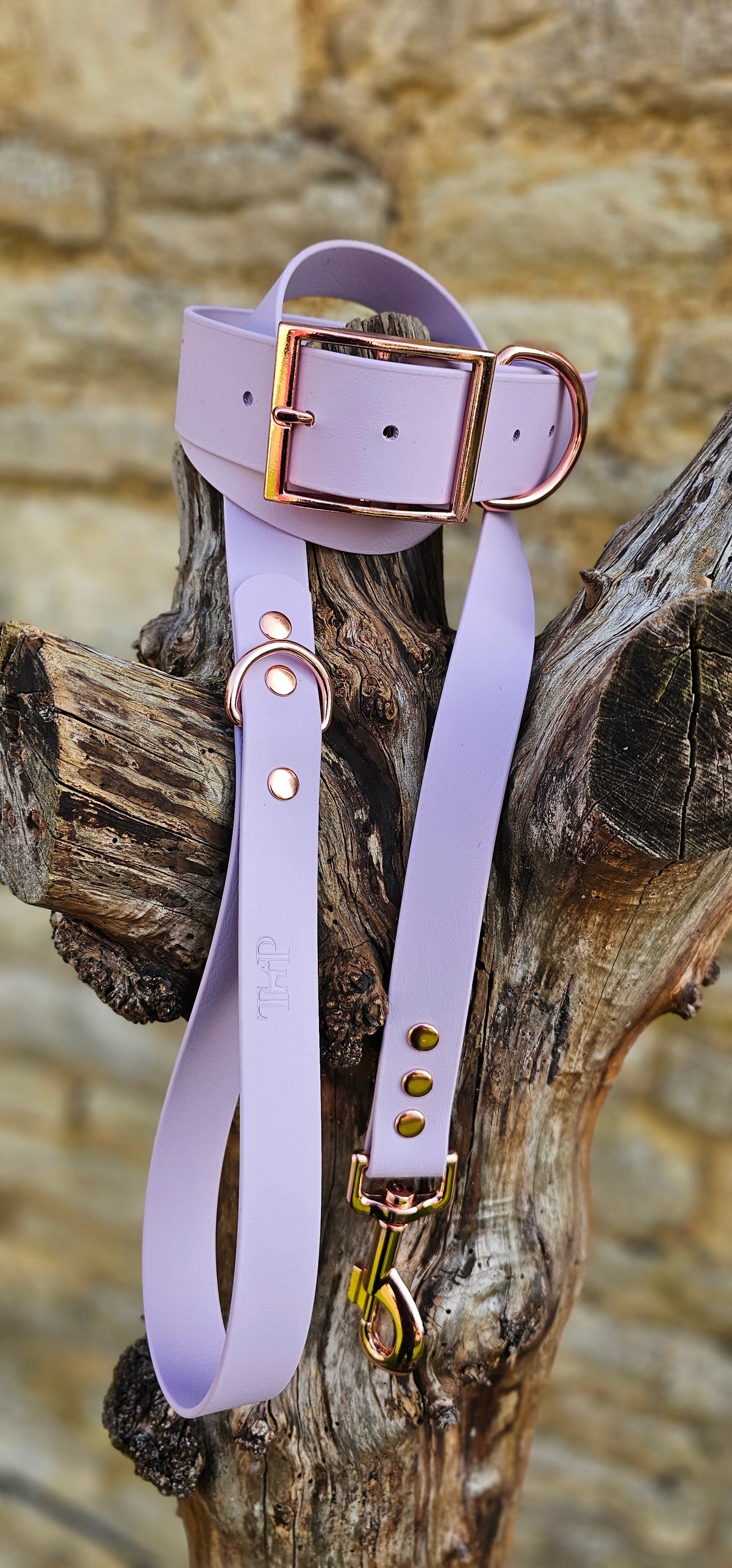 Lilac- Mighty Paws Waterproof BioThane© Dog Collar