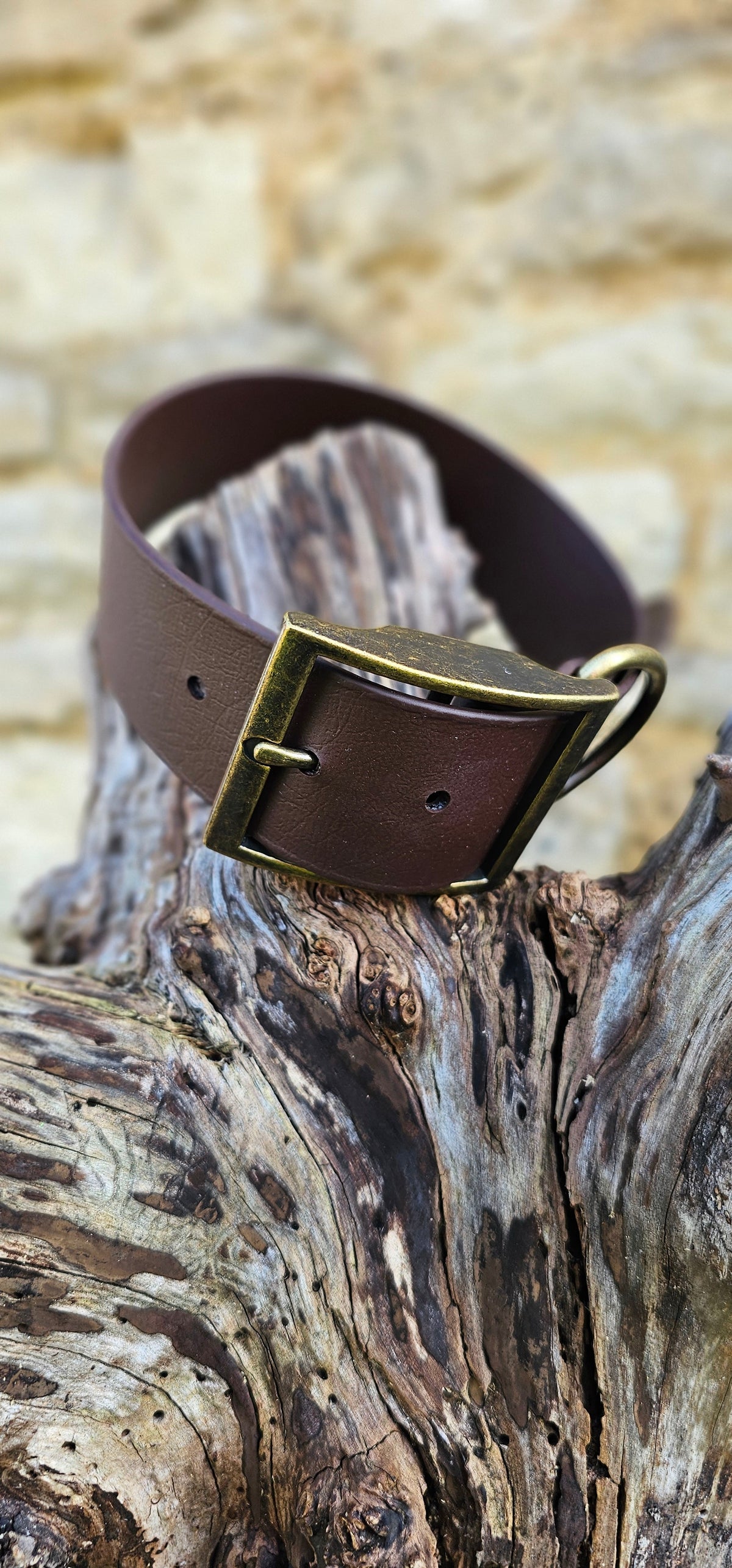 Dark Brown - Mighty Paws Waterproof BioThane© Dog Collar