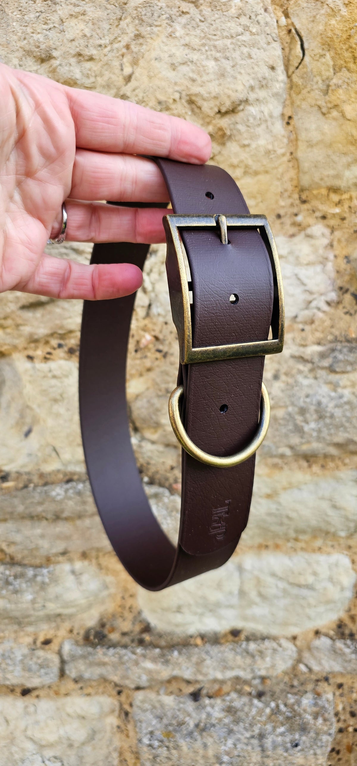 Dark Brown - Mighty Paws Waterproof BioThane© Dog Collar