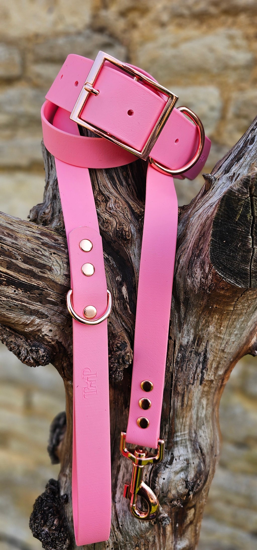 Baby Pink - Mighty Paws Waterproof BioThane© Dog Collar