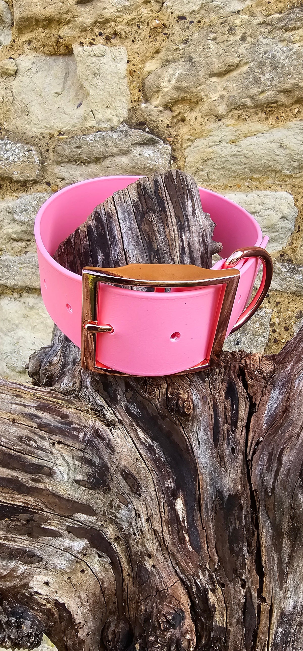 Baby Pink - Mighty Paws Waterproof BioThane© Dog Collar
