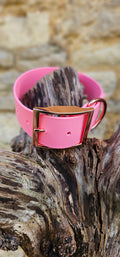 Baby Pink - Mighty Paws Waterproof BioThane© Dog Collar