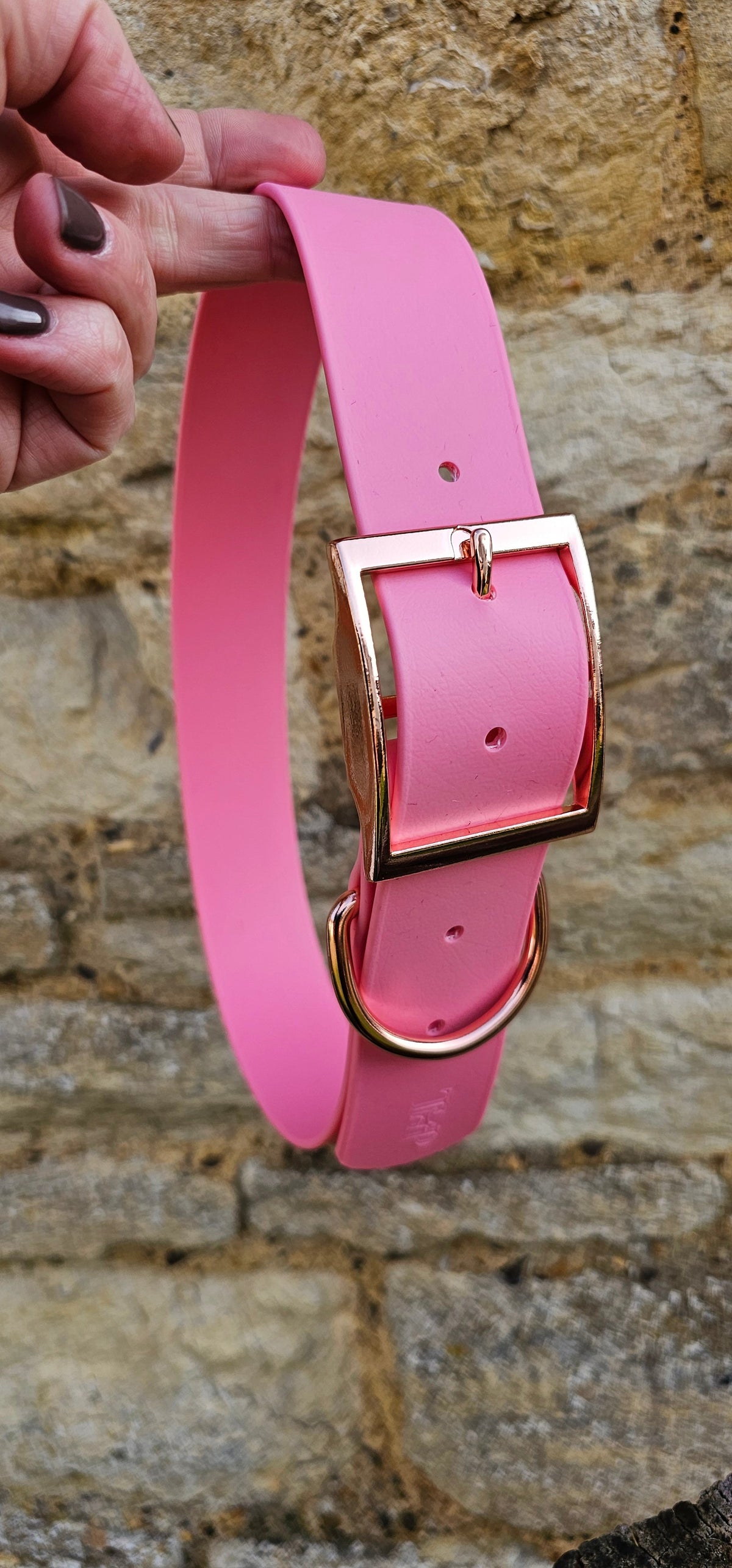 Baby Pink - Mighty Paws Waterproof BioThane© Dog Collar