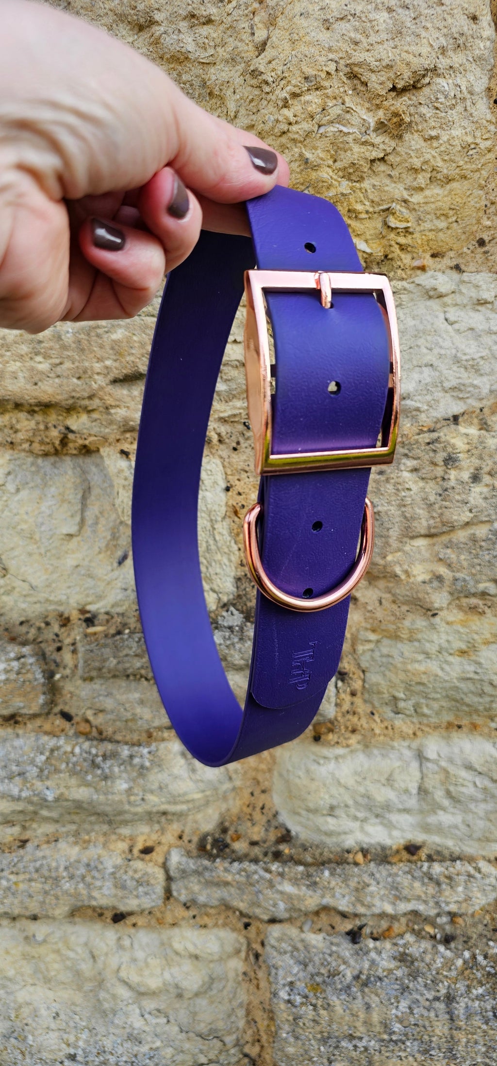 Purple - Mighty Paws Waterproof BioThane© Dog Collar