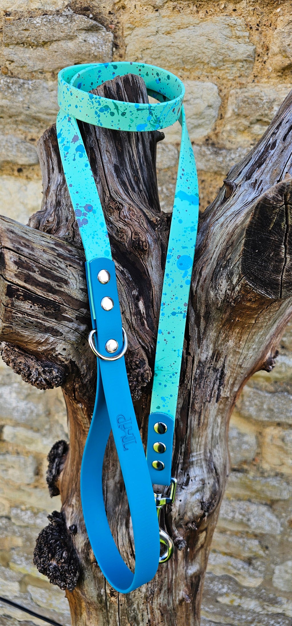 Sea Glass - Waterproof BioThane© Splatter Dog Lead
