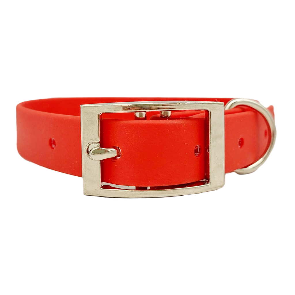 Red - Waterproof BioThane© Dog Collar