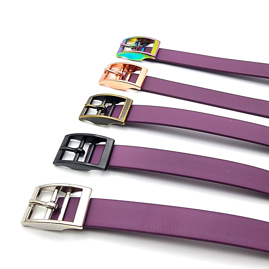Aubergine - Waterproof BioThane® Short Dog Control Lead / Dog Traffic Handle