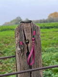 Army Green & Burgundy - Classic Rope Dog Lead