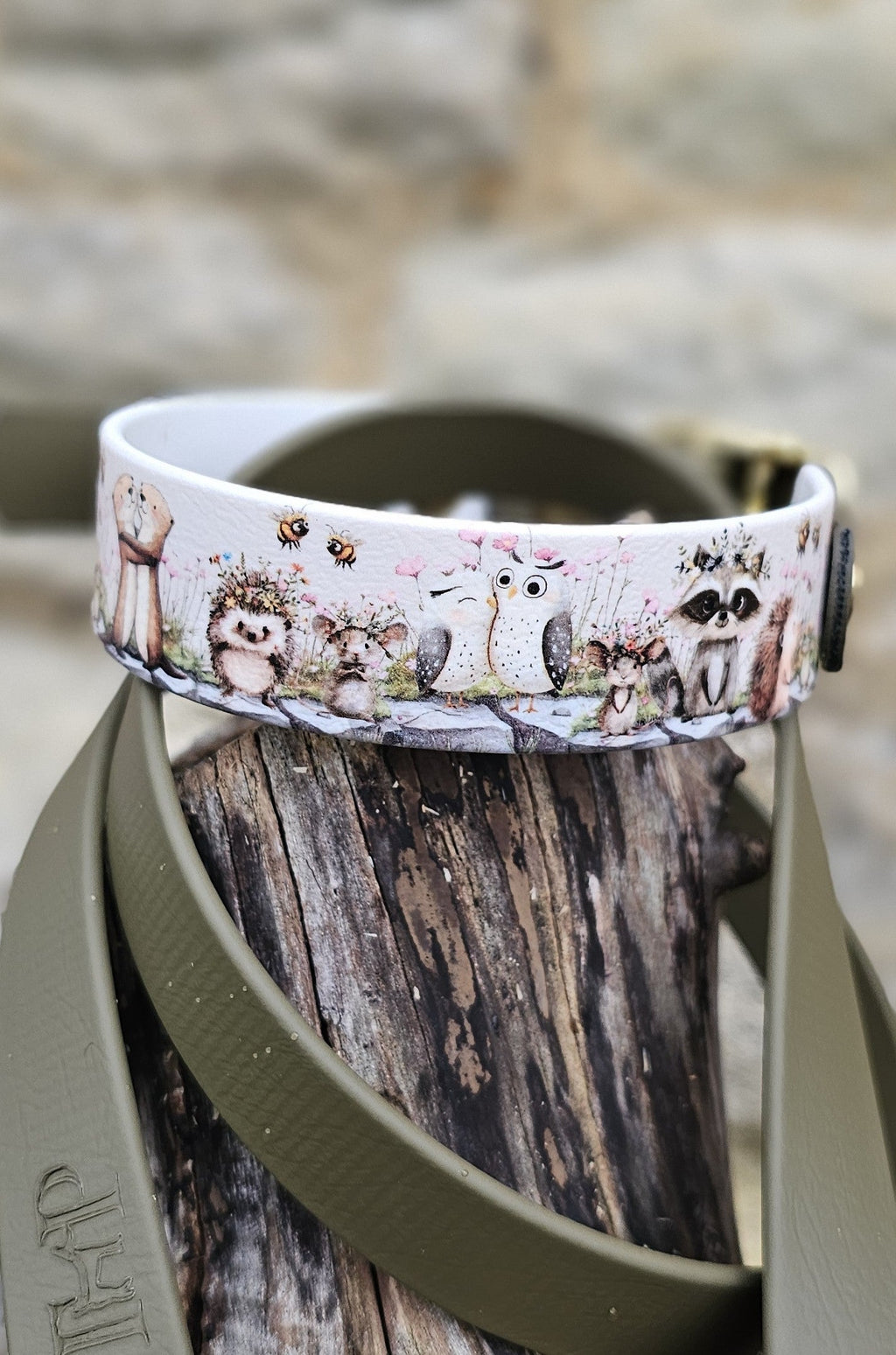 Little Wildlings - Printed Waterproof BioThane© Dog Collar