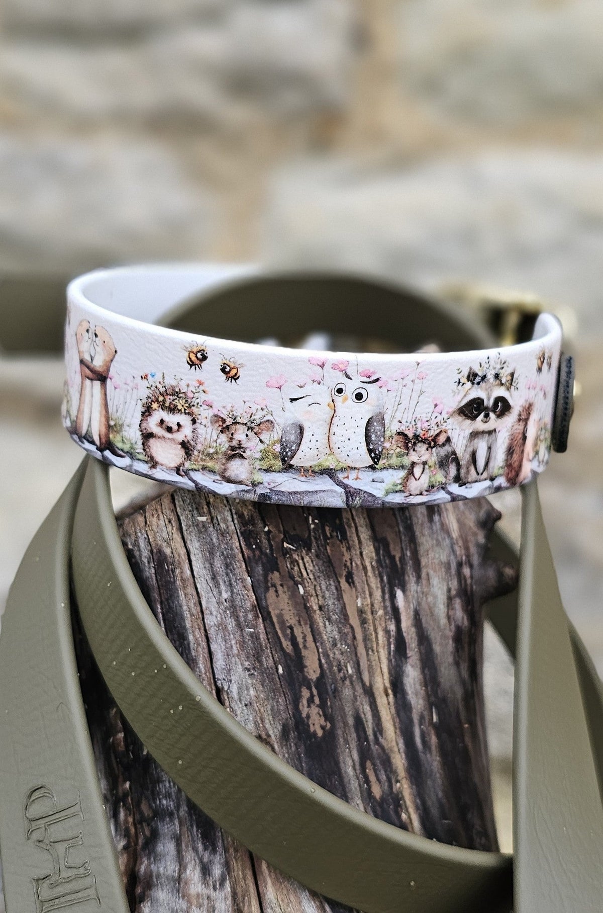 Little Wildlings - Printed Waterproof BioThane© Dog Collar
